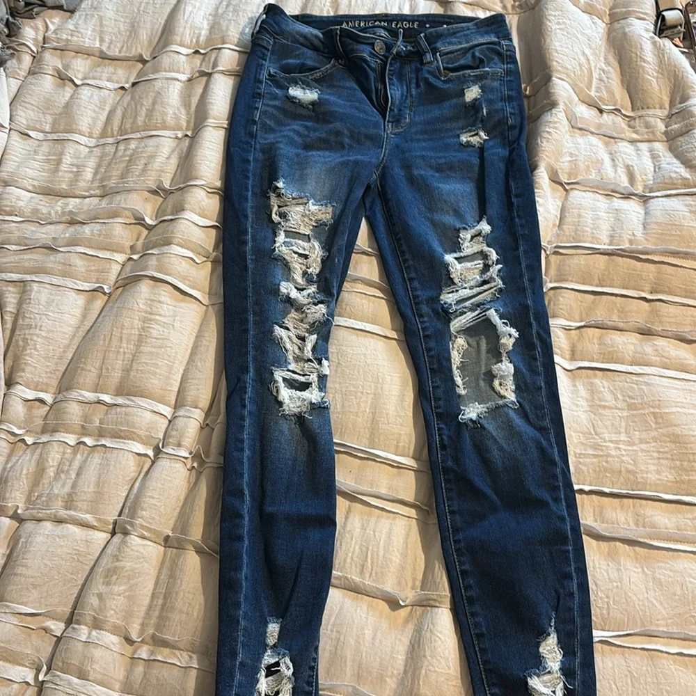 American Eagle jeans, size 8 - Picture 2 of 2